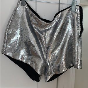 Sequin Shorts and Blazer